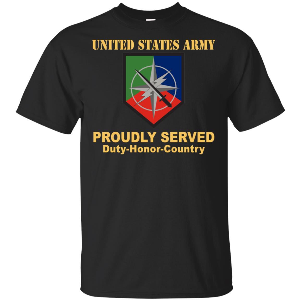 US ARMY 648 MANEUVER ENHANCEMENT BRIGADE- Proudly Served T-Shirt On Front For Men-TShirt-Army-Veterans Nation