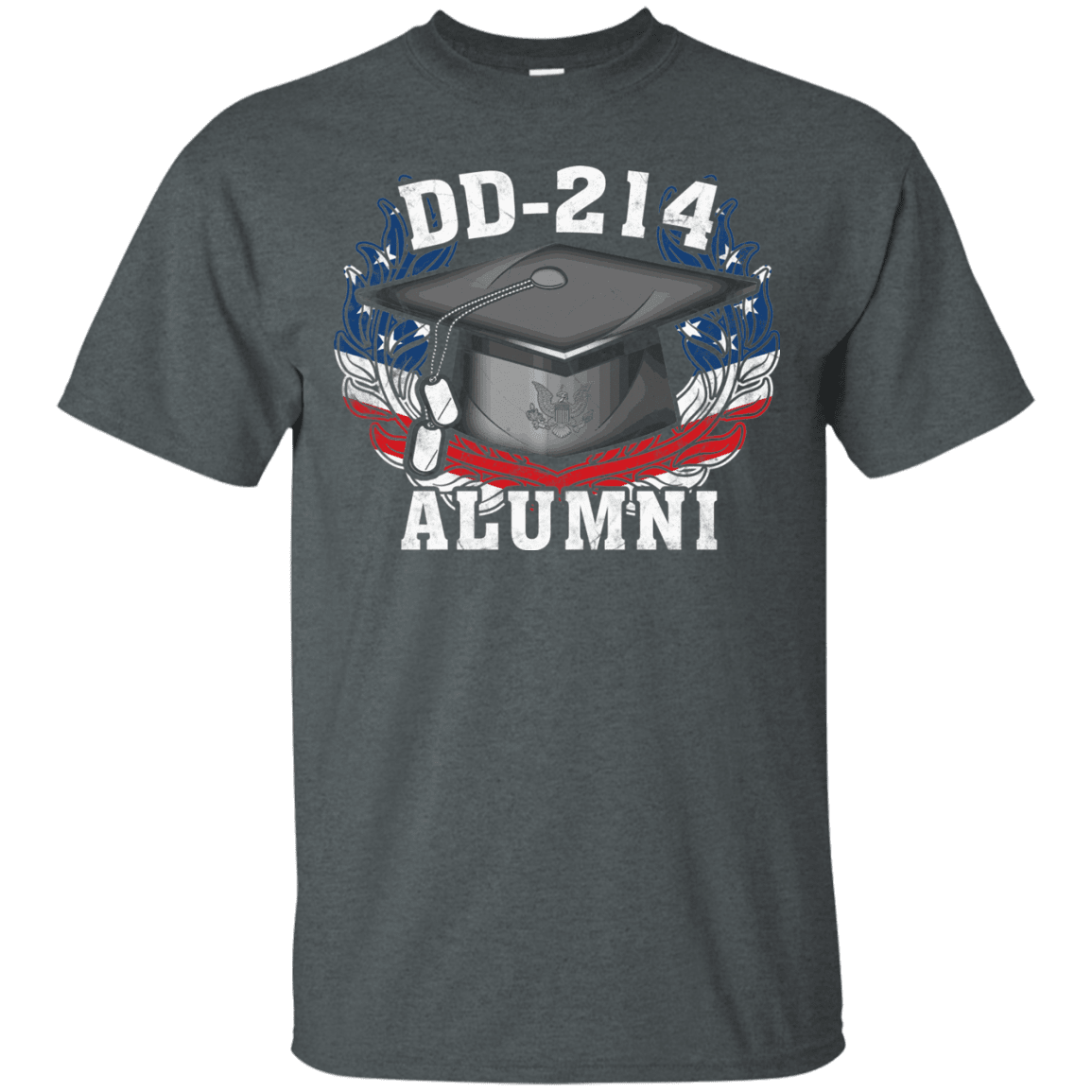 DD 214 Alumni Army Veteran Men Front T Shirts-TShirt-Army-Veterans Nation
