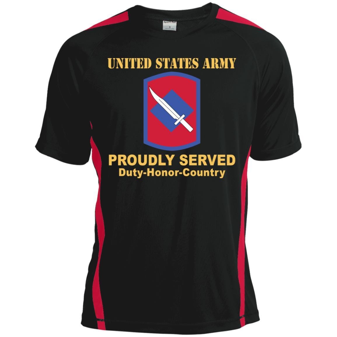 US ARMY 39TH INFANTRY BRIGADE- Proudly Served T-Shirt On Front For Men-TShirt-Army-Veterans Nation