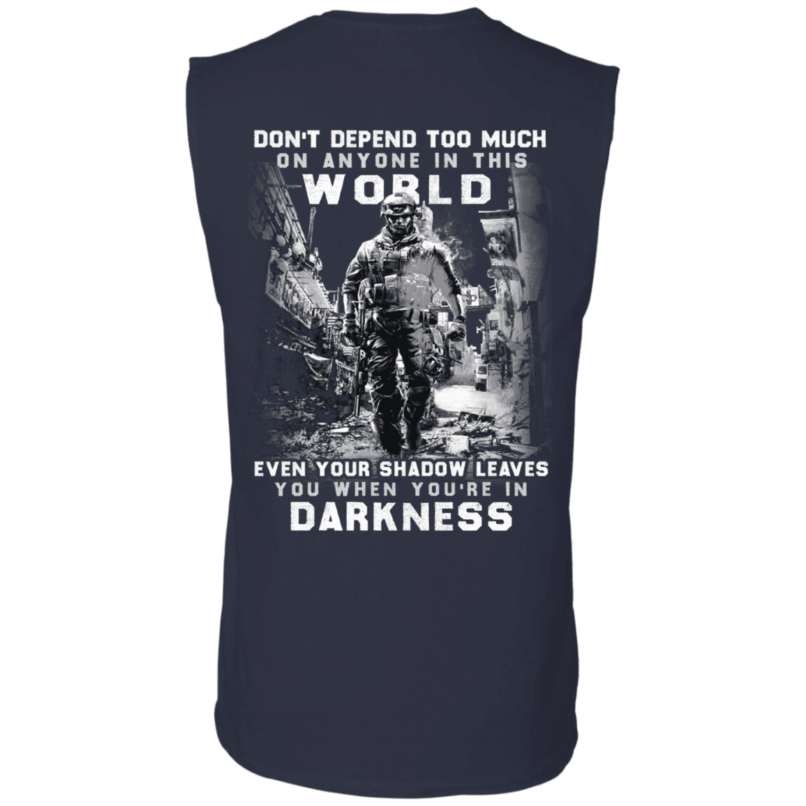 Military T-Shirt "Veteran - Don't Defend Too Much Anyone In This World"-TShirt-General-Veterans Nation