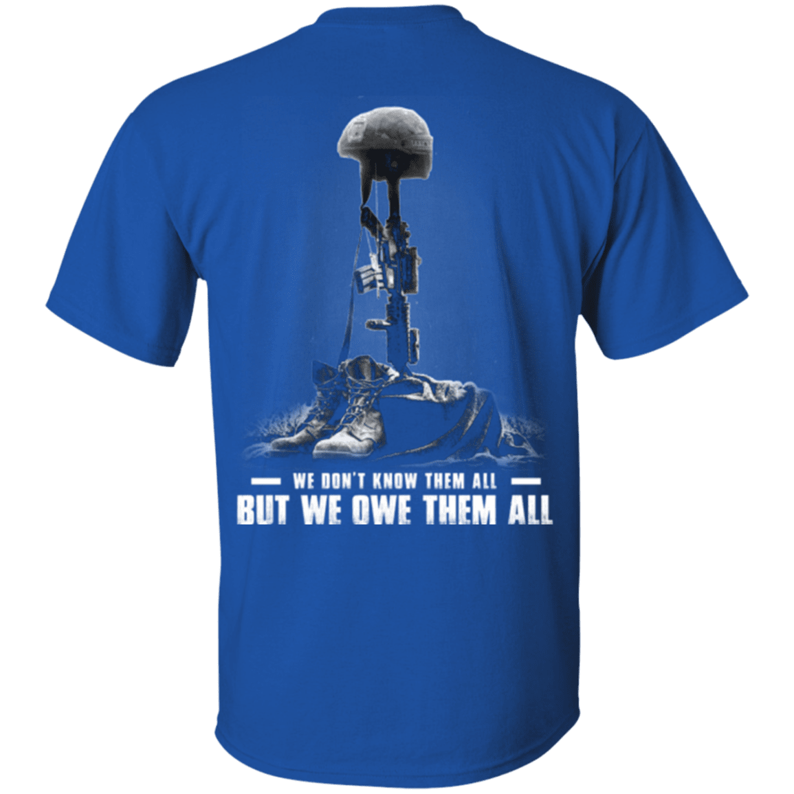 Military T-Shirt "Veteran - We Own Them All" - Men Back-TShirt-General-Veterans Nation