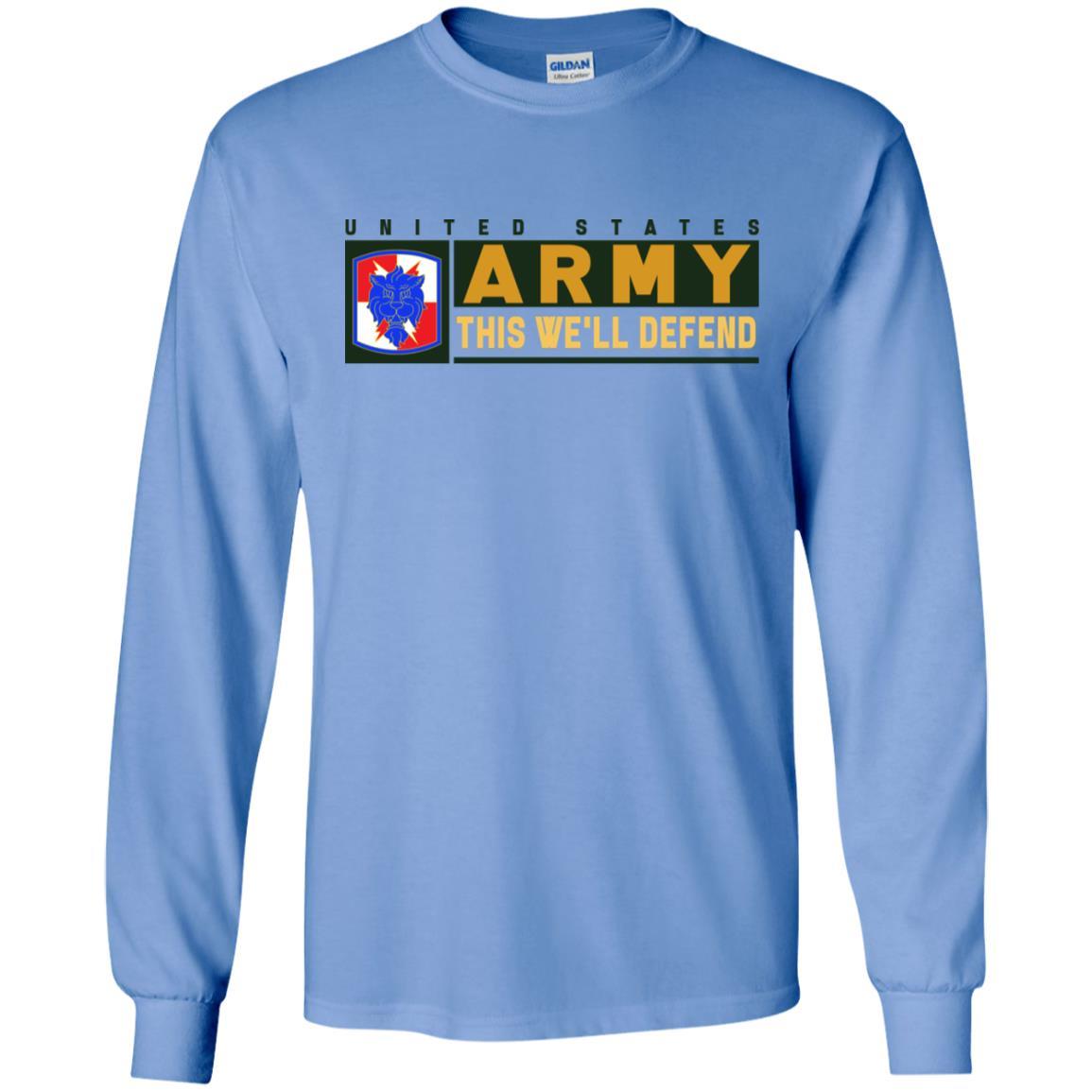 US Army 35TH SIGNAL BRIGADE (NO TAB)- This We'll Defend T-Shirt On Front For Men-TShirt-Army-Veterans Nation