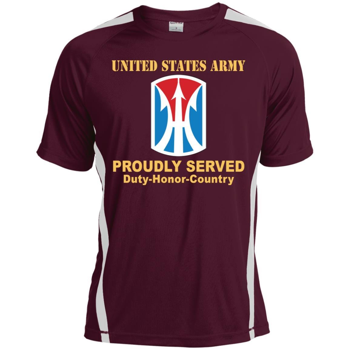 US ARMY 11TH INFANTRY BRIGADE- Proudly Served T-Shirt On Front For Men-TShirt-Army-Veterans Nation