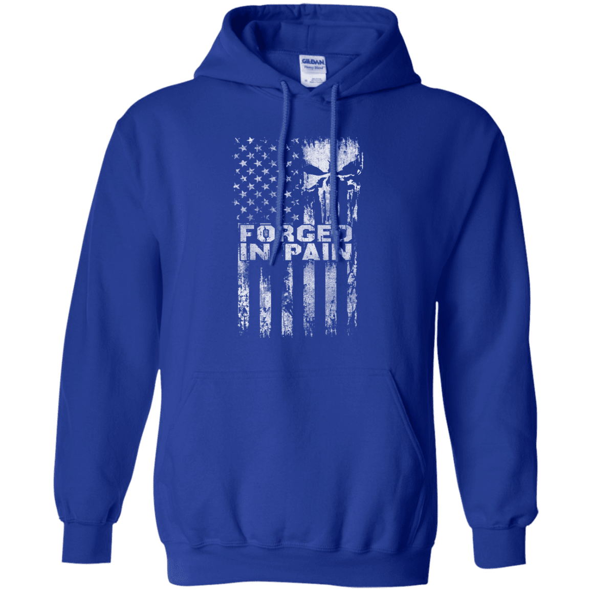 Military T-Shirt "VETERAN FORGED IN PAIN"-TShirt-General-Veterans Nation