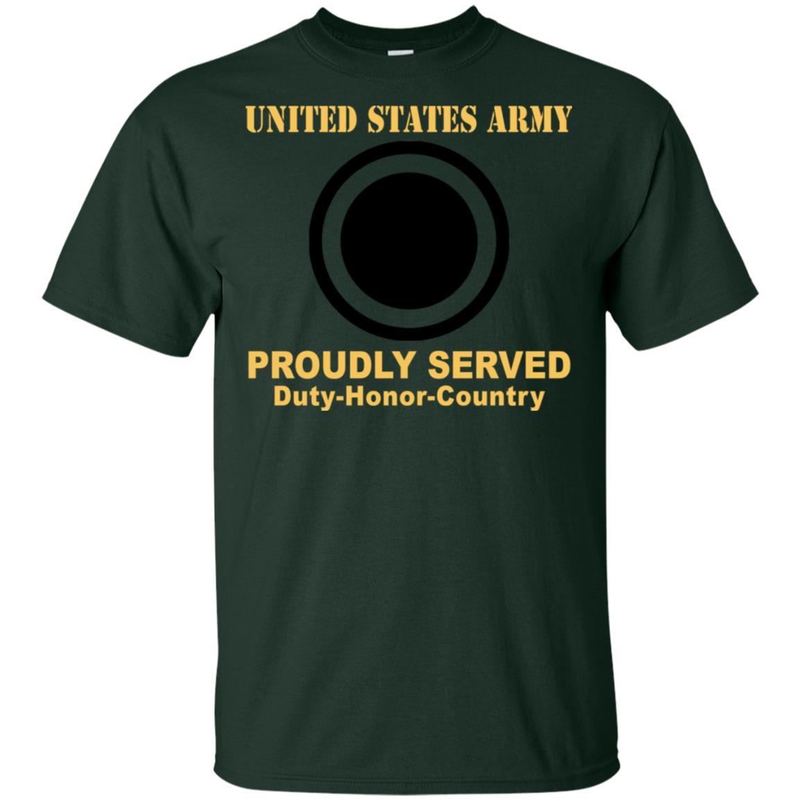 US ARMY I CORPS - Proudly Served T-Shirt On Front For Men-TShirt-Army-Veterans Nation