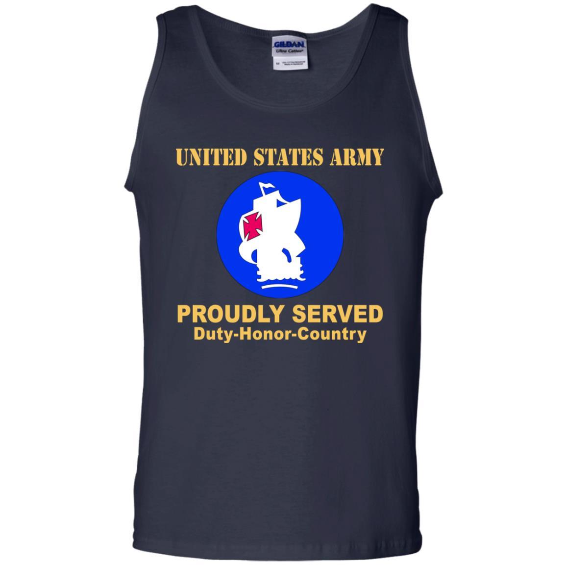 US ARMY SOUTH CSIB- Proudly Served T-Shirt On Front For Men-TShirt-Army-Veterans Nation
