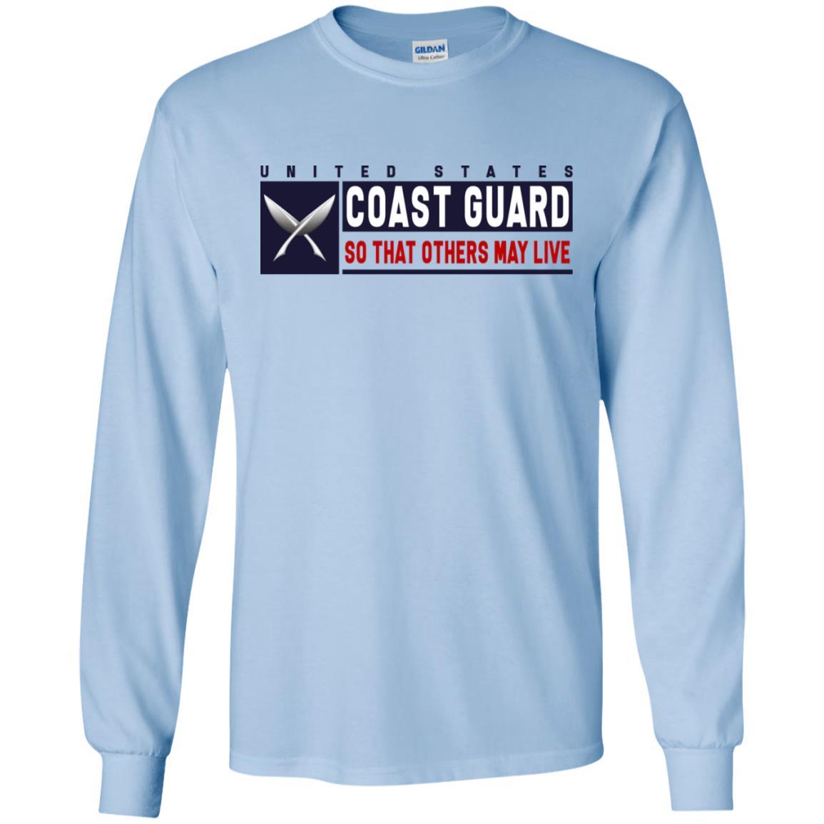 US Coast Guard Yeoman YN Logo- So that others may live Long Sleeve - Pullover Hoodie-TShirt-USCG-Veterans Nation