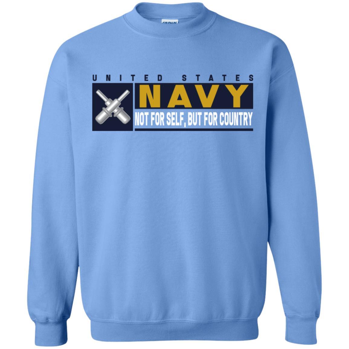 U.S Navy Gunner's mate Navy GM- Not for self Long Sleeve - Pullover Hoodie-TShirt-Navy-Veterans Nation