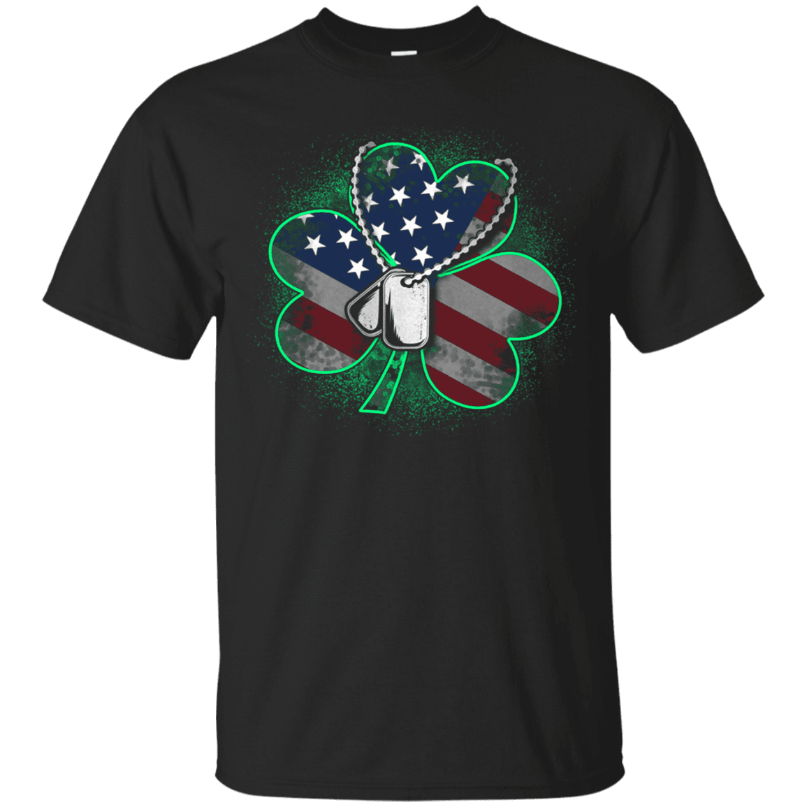 Military T-Shirt "THE LUCKY PATRICK DAY VETERAN"-TShirt-General-Veterans Nation