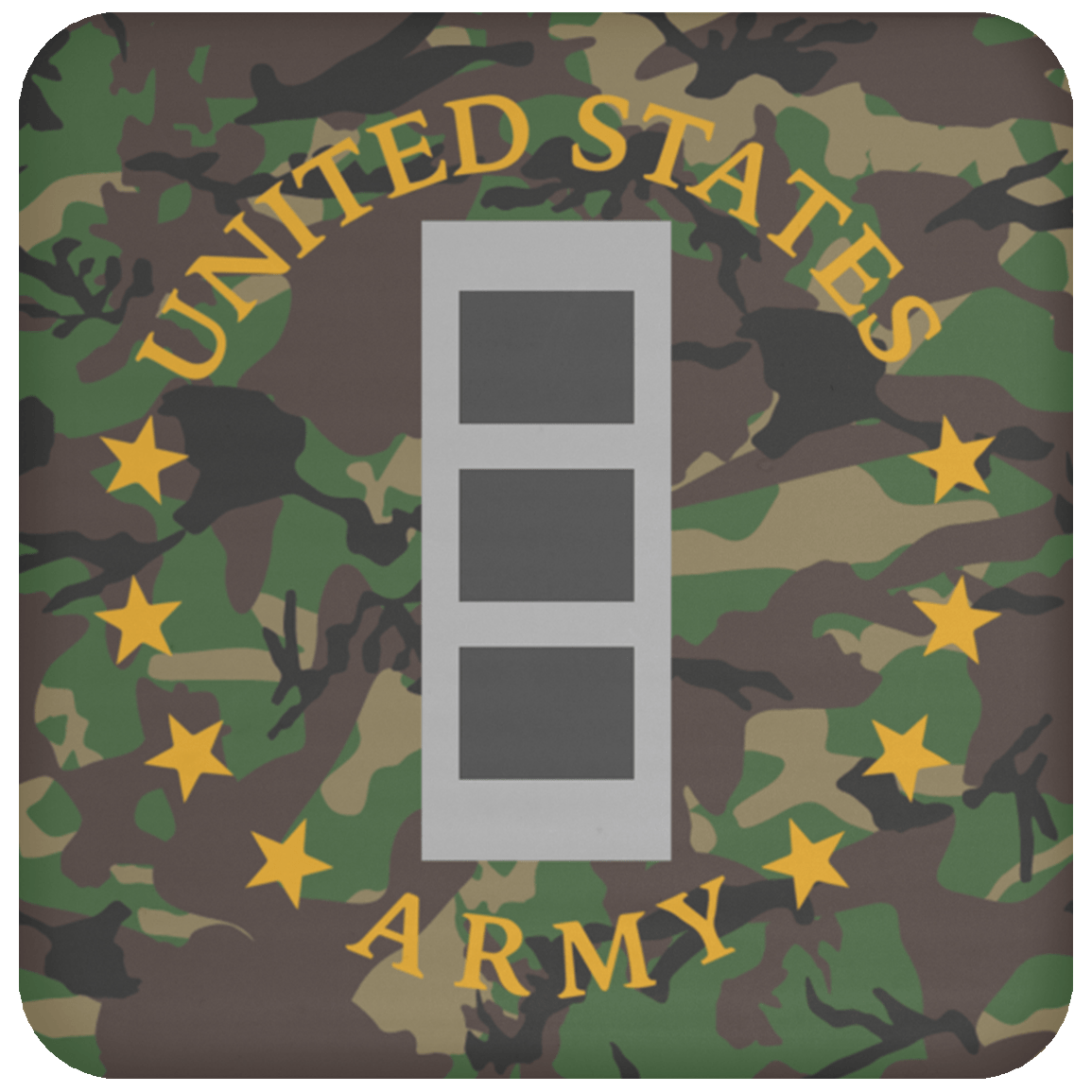 US Army W-3 Chief Warrant Officer 3 W3 CW3 Warrant Officer Coaster-Coaster-Army-Ranks-Veterans Nation