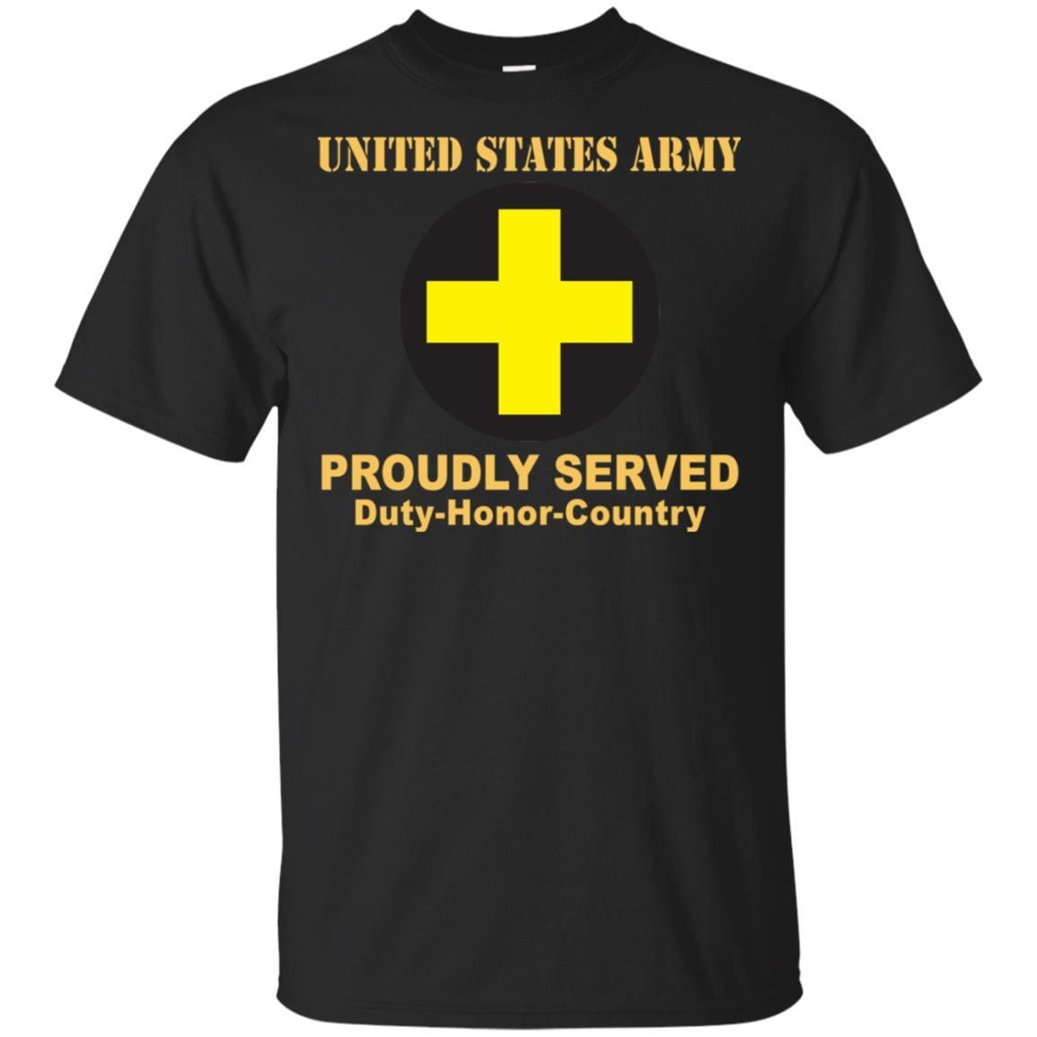 US ARMY 33RD INFANTRY BRIGADE COMBAT TEAM CSIB - Proudly Served T-Shirt On Front For Men-TShirt-Army-Veterans Nation