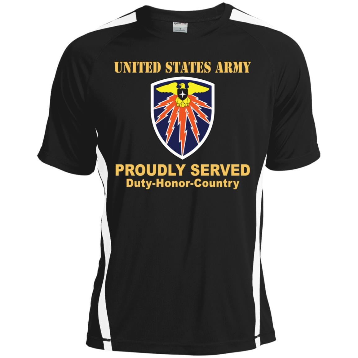 US ARMY 7TH SIGNAL COMMAND- Proudly Served T-Shirt On Front For Men-TShirt-Army-Veterans Nation