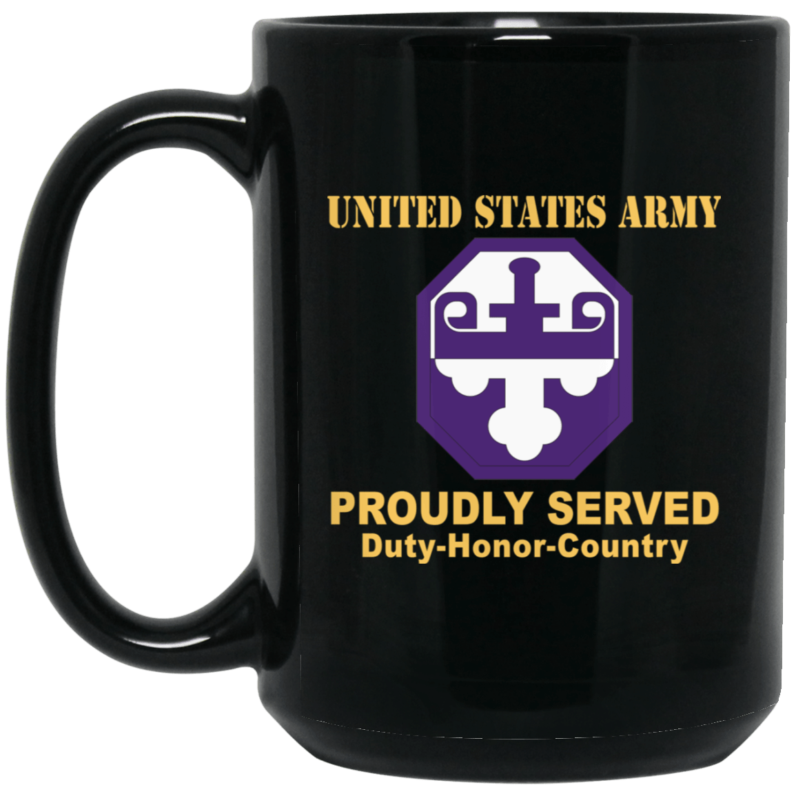 US ARMY 352 CIVIL AFFAIRS COMMAND- 11 oz - 15 oz Black Mug-Mug-Army-CSIB-Veterans Nation