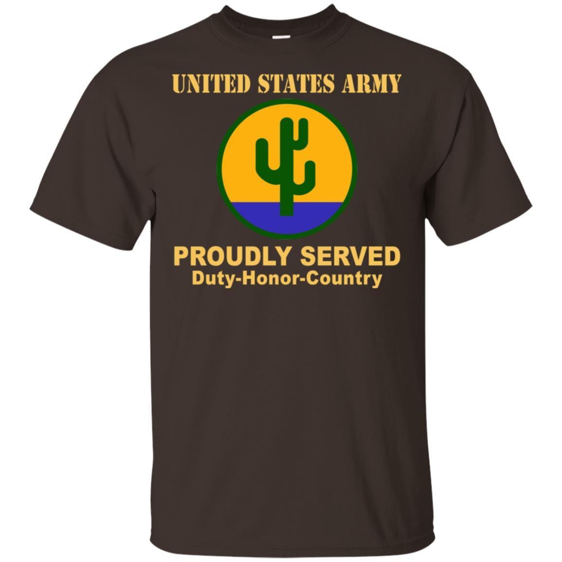 US ARMY 103 SUSTAINMENT COMMAND - Proudly Served T-Shirt On Front For Men-TShirt-Army-Veterans Nation