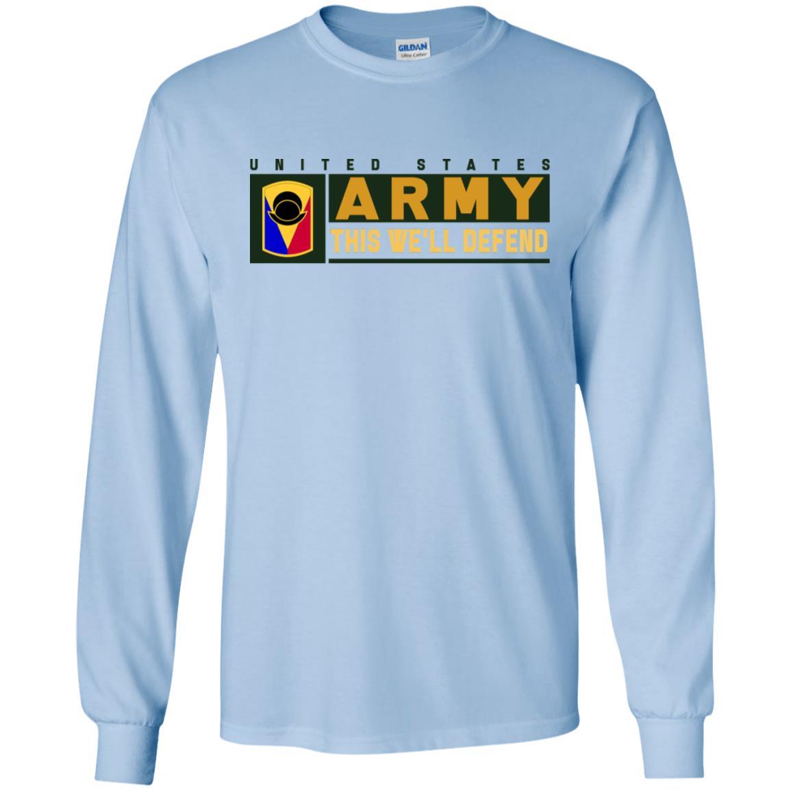 US Army 53RD INFANTRY BRIGADE COMBAT TEAM- This We'll Defend T-Shirt On Front For Men-TShirt-Army-Veterans Nation