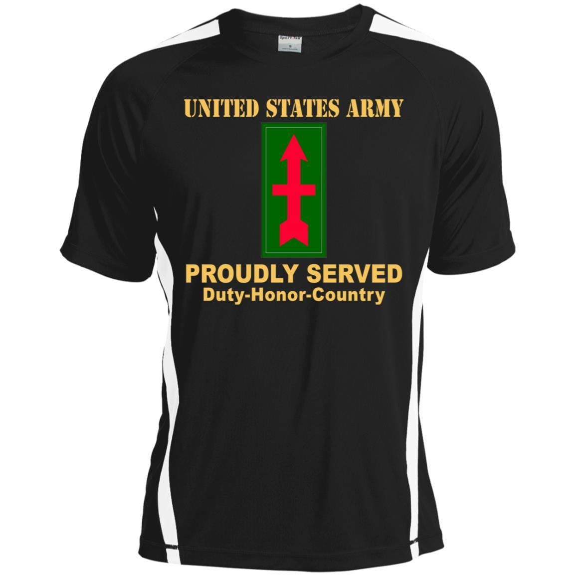 US ARMY 32ND INFANTRY BRIGADE COMBAT TEAM CSIB - Proudly Served T-Shirt On Front For Men-TShirt-Army-Veterans Nation