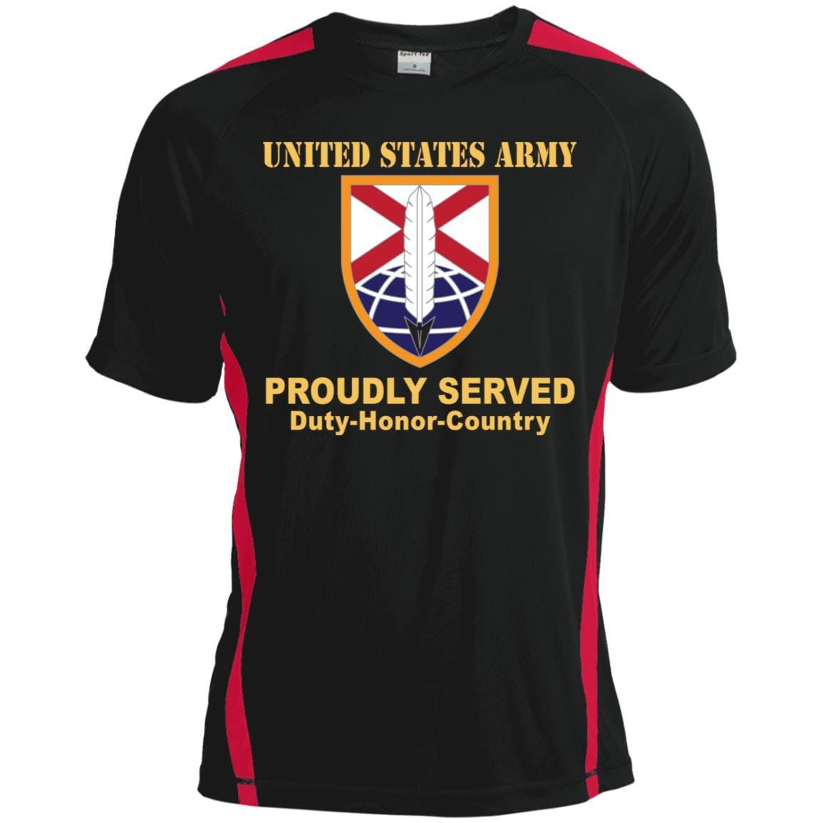 US ARMY 279TH ARMY FIELD SUPPORT BRIGADE- Proudly Served T-Shirt On Front For Men-TShirt-Army-Veterans Nation