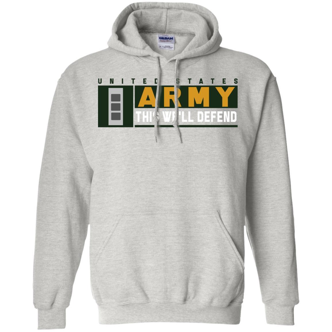 US Army W-3 This We Will Defend Long Sleeve - Pullover Hoodie-TShirt-Army-Veterans Nation