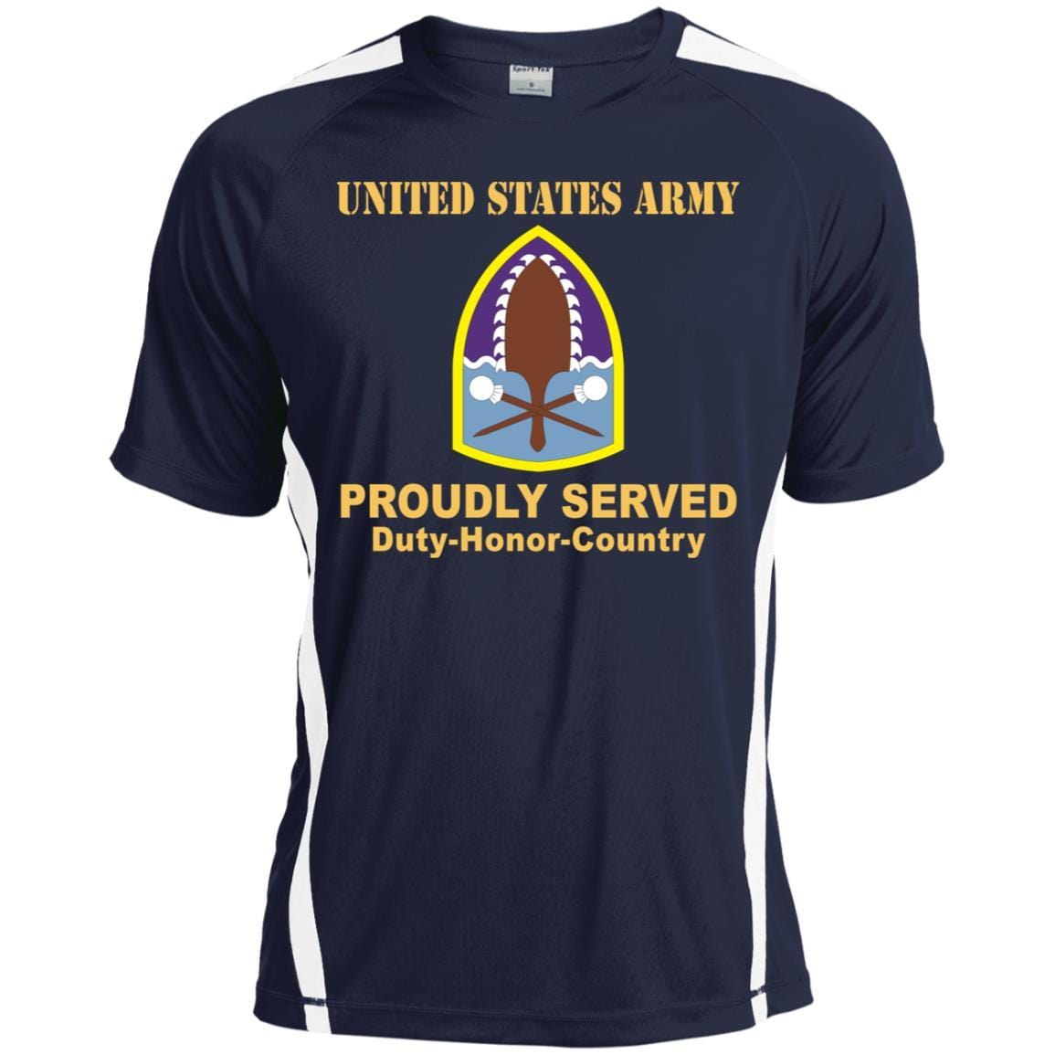 US ARMY 322 CIVIL AFFAIRS BRIGADE- Proudly Served T-Shirt On Front For Men-TShirt-Army-Veterans Nation