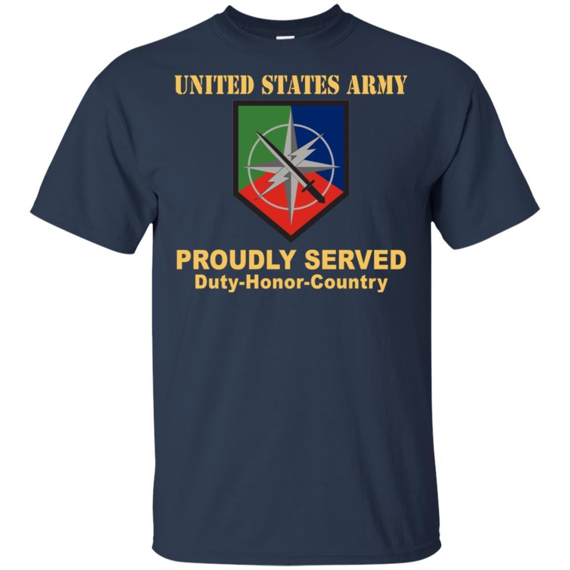 US ARMY 648 MANEUVER ENHANCEMENT BRIGADE- Proudly Served T-Shirt On Front For Men-TShirt-Army-Veterans Nation