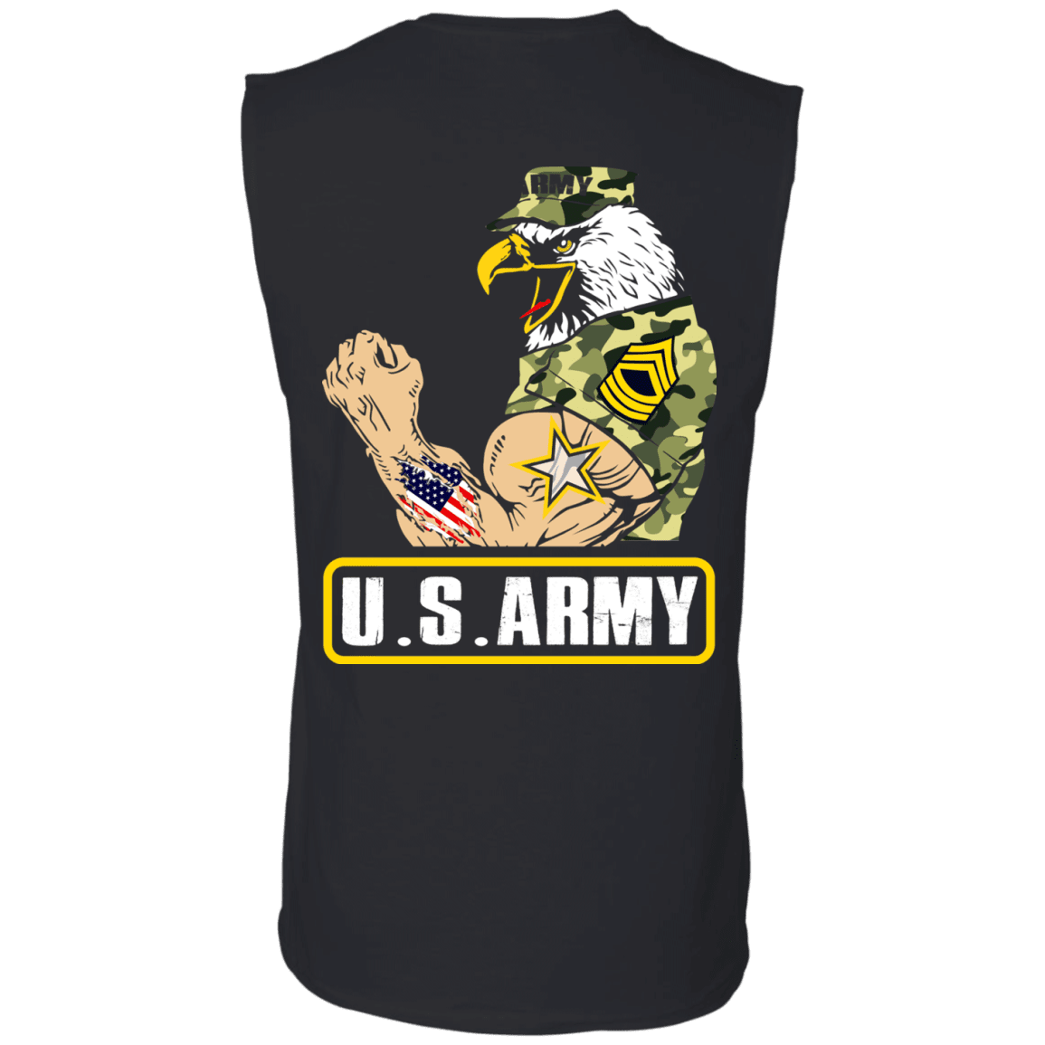 US Army Strong Back T Shirts-TShirt-Army-Veterans Nation