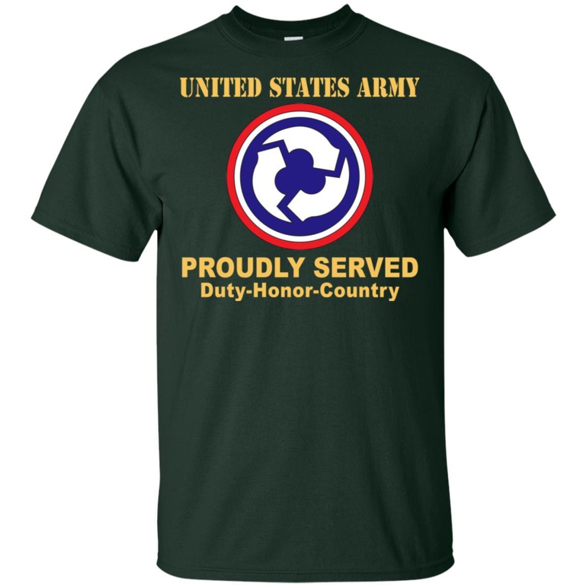 US ARMY 311TH SUSTAINMENT COMMAND- Proudly Served T-Shirt On Front For Men-TShirt-Army-Veterans Nation