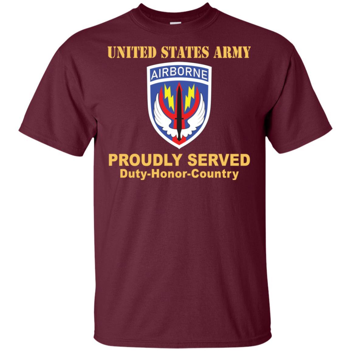 US ARMY SPECIAL OPERATIONS COMMAND CENTRAL- Proudly Served T-Shirt On Front For Men-TShirt-Army-Veterans Nation