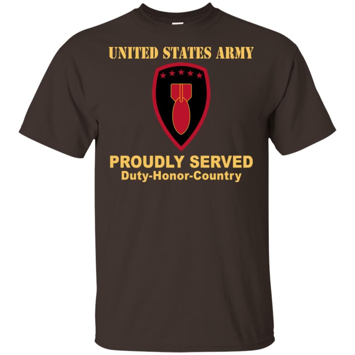 US ARMY 71ST ORDANCE GROUP (EOD) - Proudly Served T-Shirt On Front For Men-TShirt-Army-Veterans Nation