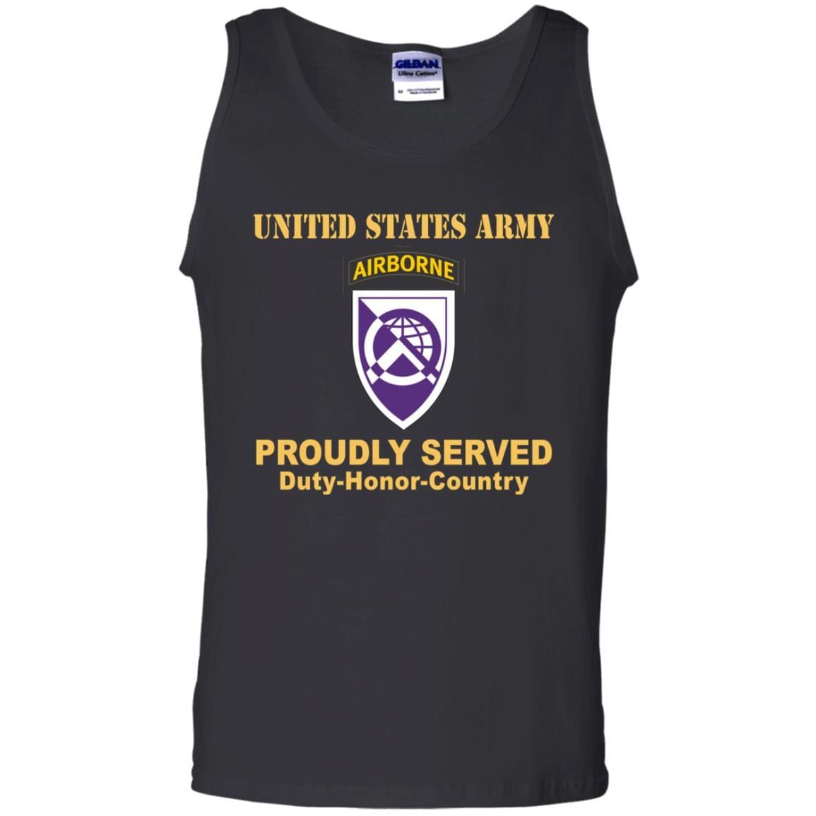 US ARMY 360TH CIVIL AFFAIRS BRIGADE- Proudly Served T-Shirt On Front For Men-TShirt-Army-Veterans Nation