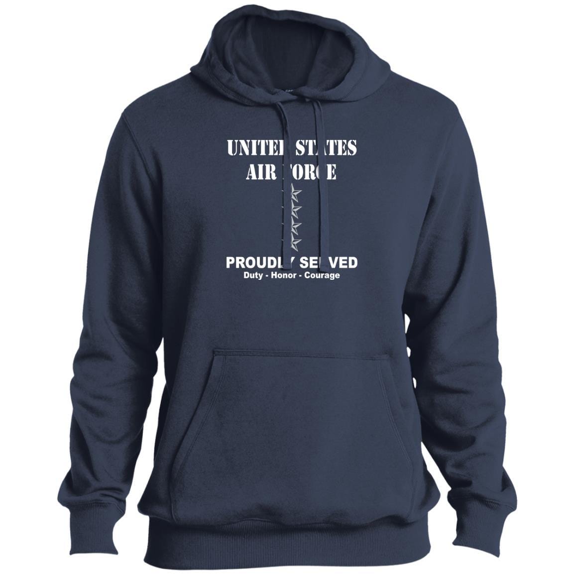 US Air Force O-10 General Gen O10 General Officer Ranks T shirt Sport-Tek Tall Pullover Hoodie - T-Shirt-TShirt-USAF-Veterans Nation