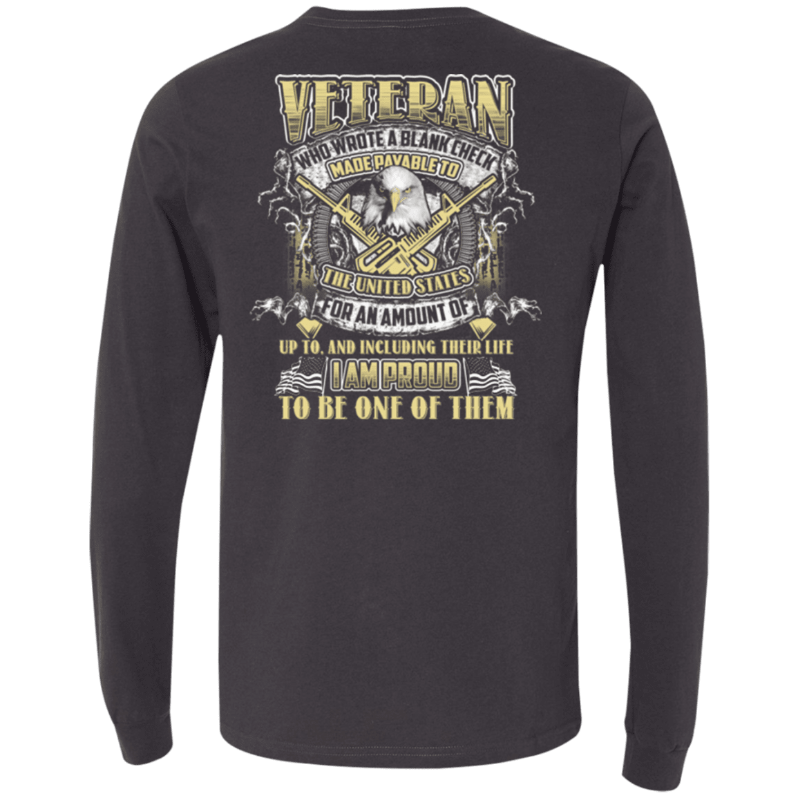 Military T-Shirt "Proud To Be Veteran"-TShirt-General-Veterans Nation