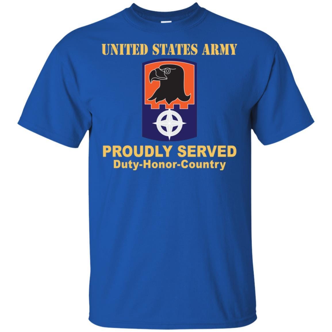 US ARMY 244TH AVIATION BRIGADE- Proudly Served T-Shirt On Front For Men-TShirt-Army-Veterans Nation