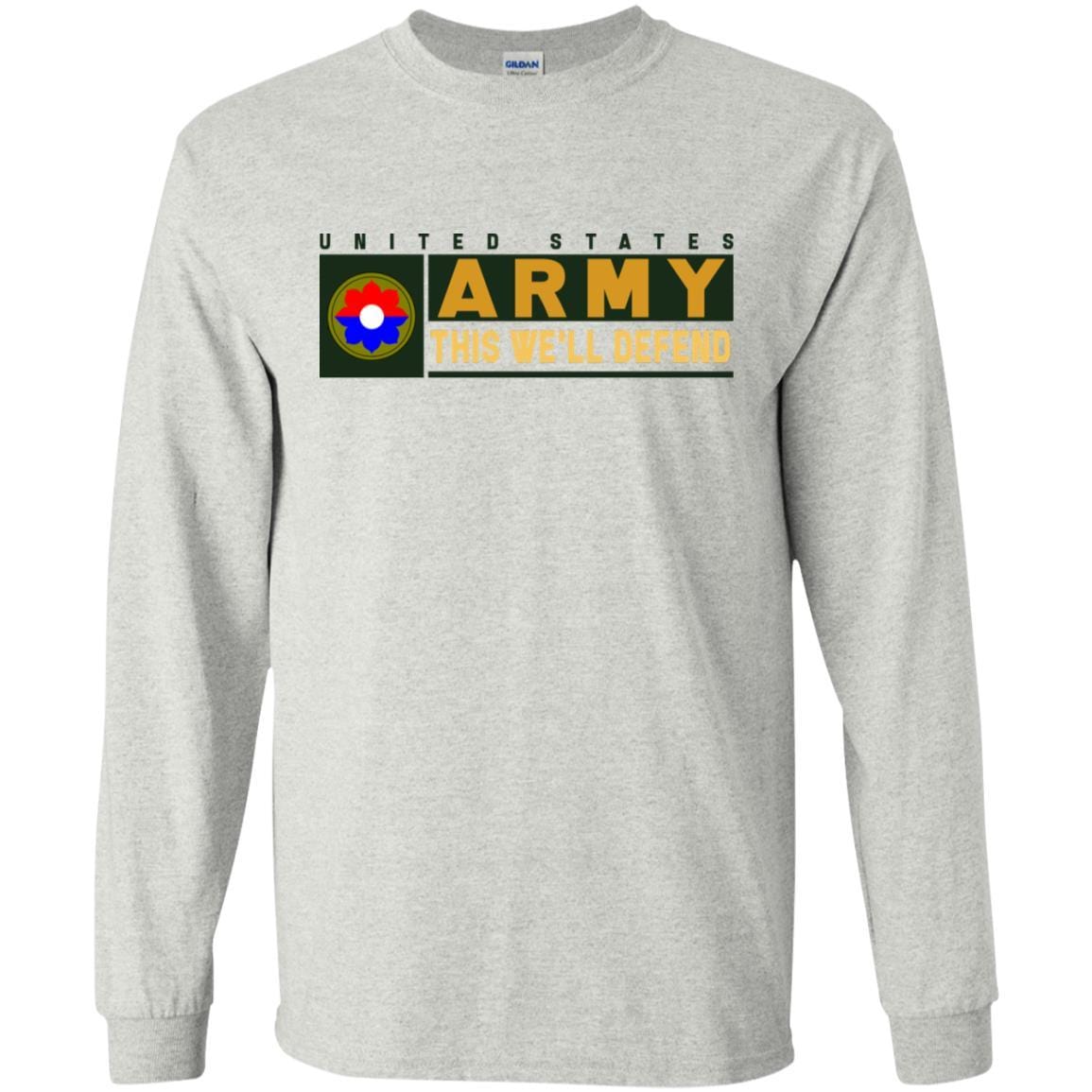 US Army 9th Infantry Division- This We'll Defend T-Shirt On Front For Men-TShirt-Army-Veterans Nation