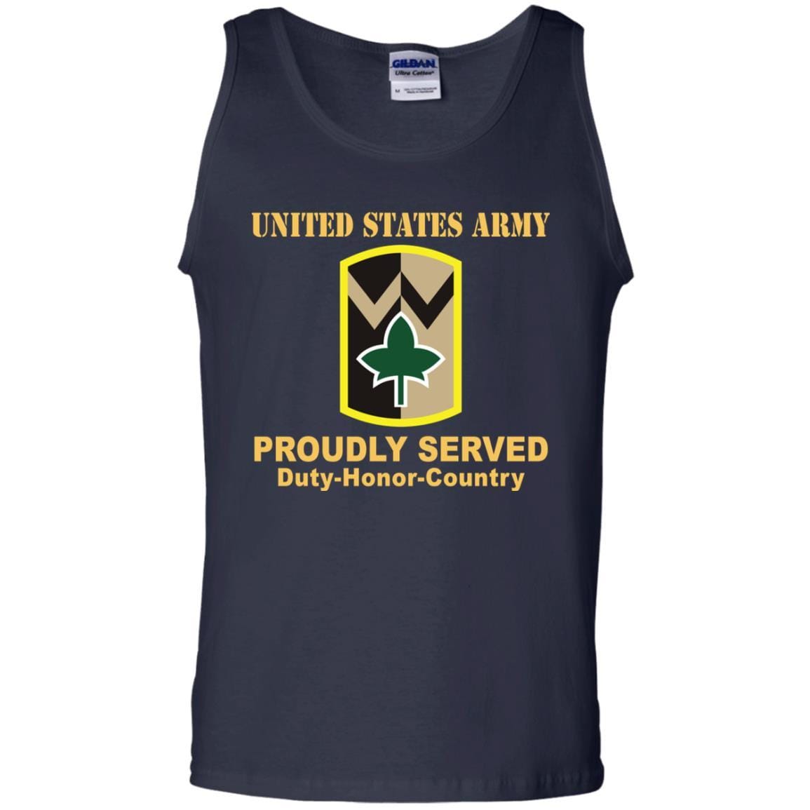 US ARMY 4TH SUSTAINMENT BRIGADE- Proudly Served T-Shirt On Front For Men-TShirt-Army-Veterans Nation