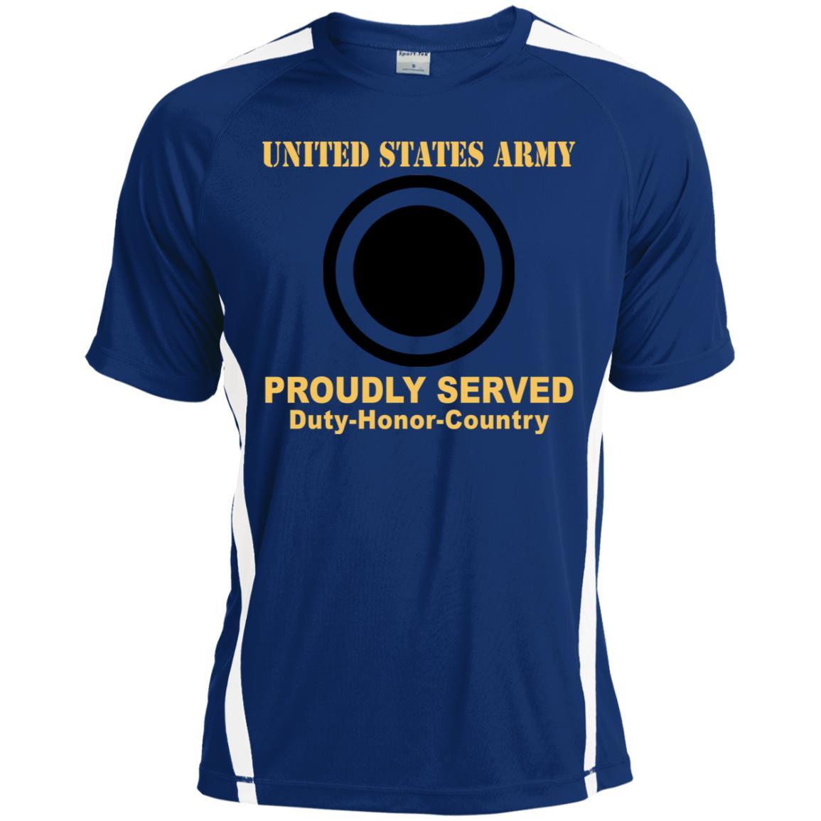 US ARMY I CORPS - Proudly Served T-Shirt On Front For Men-TShirt-Army-Veterans Nation