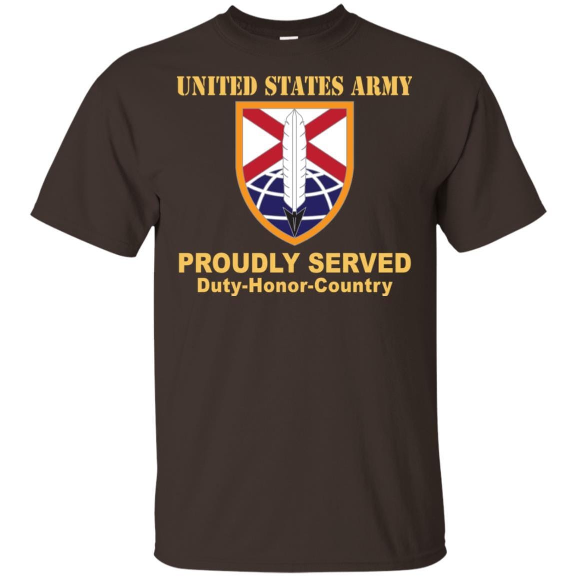 US ARMY 279TH ARMY FIELD SUPPORT BRIGADE- Proudly Served T-Shirt On Front For Men-TShirt-Army-Veterans Nation