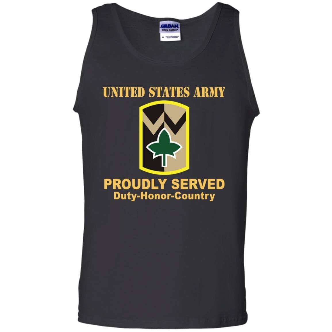 US ARMY 4TH SUSTAINMENT BRIGADE- Proudly Served T-Shirt On Front For Men-TShirt-Army-Veterans Nation