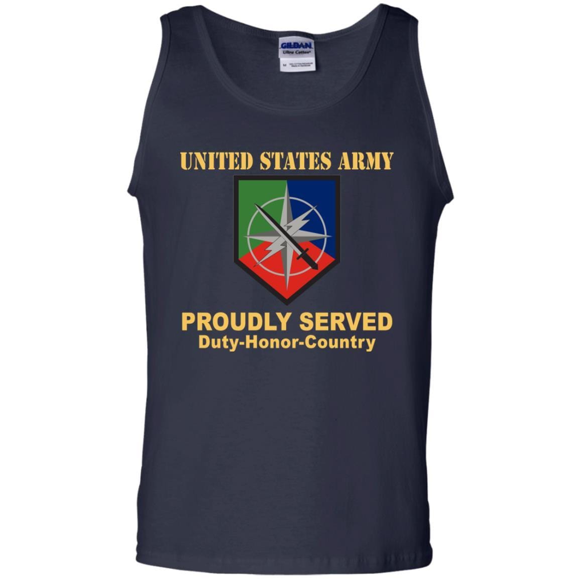 US ARMY 648 MANEUVER ENHANCEMENT BRIGADE- Proudly Served T-Shirt On Front For Men-TShirt-Army-Veterans Nation