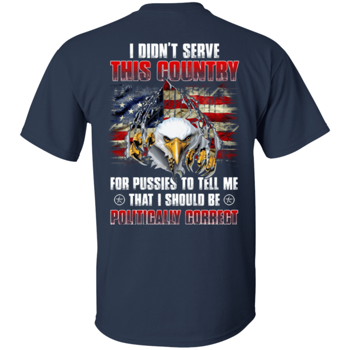 Military T-Shirt "Veteran - I Didn't Serve This Country"-TShirt-General-Veterans Nation