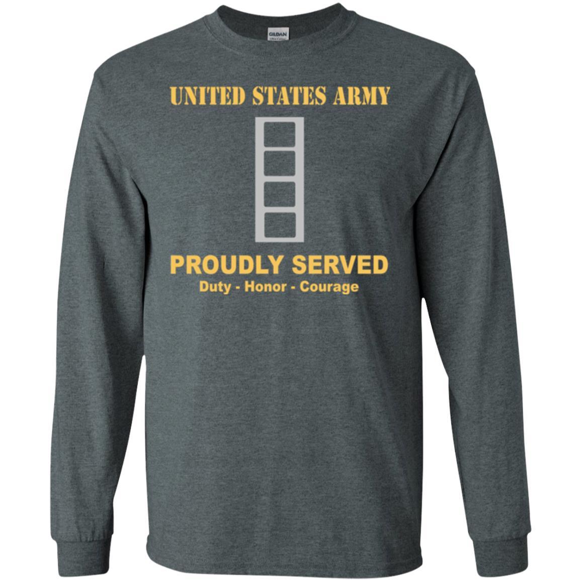 US Army W-4 Chief Warrant Officer 4 W4 CW4 Warrant Officer Ranks Men Front Shirt US Army Rank-TShirt-Army-Veterans Nation