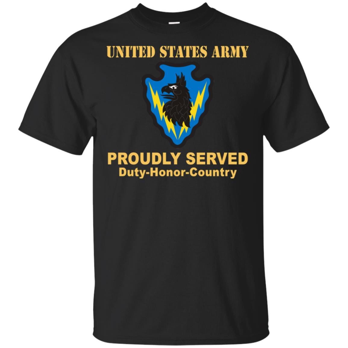 US ARMY 71ST EXPEDITIONARY MILITARY INTELLIGENCE BRIGADE - Proudly Served T-Shirt On Front For Men-TShirt-Army-Veterans Nation