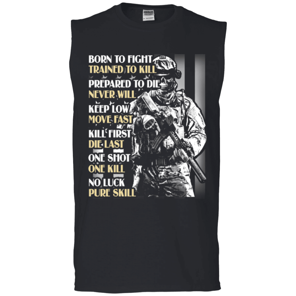 Military T-Shirt "Veteran Skill"-TShirt-General-Veterans Nation