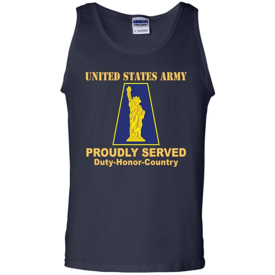 US ARMY 77TH SUSTAINMENT BRIGADE - Proudly Served T-Shirt On Front For Men-TShirt-Army-Veterans Nation