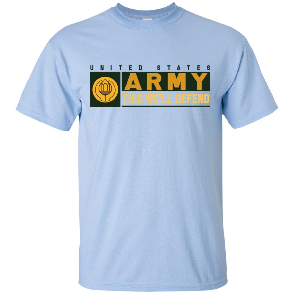 U.S Army Chaplain Assistant- This We'll Defend T-Shirt On Front For Men-TShirt-Army-Veterans Nation