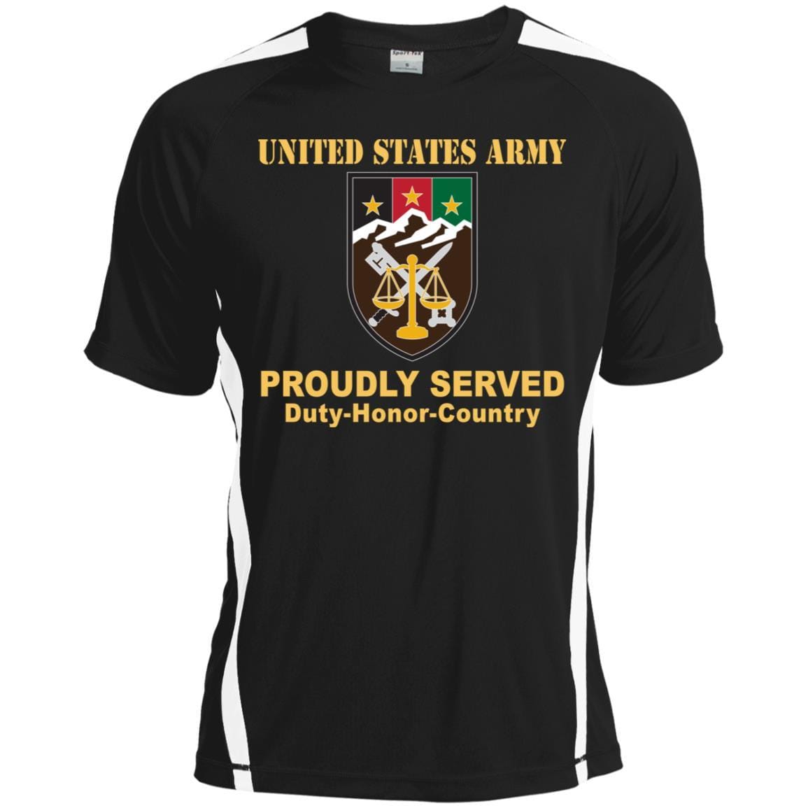 US ARMY CSIB UNITED STATES ARMY ELEMENT COMBINED JOINT INTERAGENCY TASK FORCE 435- Proudly Served T-Shirt On Front For Men-TShirt-Army-Veterans Nation