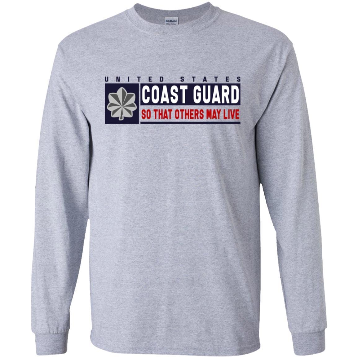 US Coast Guard O-5 Commander O5 CDR Senior So That Others May Live Long Sleeve - Pullover Hoodie-TShirt-USCG-Veterans Nation