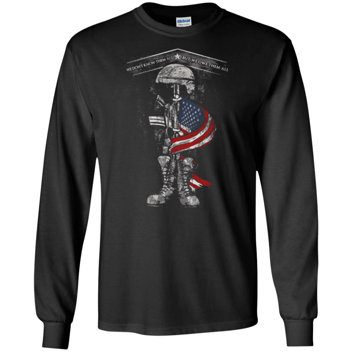 Military T-Shirt "WE OWE THEM ALL"-TShirt-General-Veterans Nation