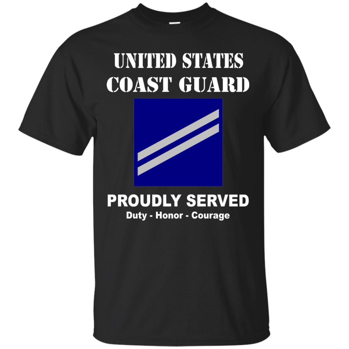 US Coast Guard E-2 Seaman Apprentice E2 SA Seaman Men Front USCG T Shirt-TShirt-USCG-Veterans Nation