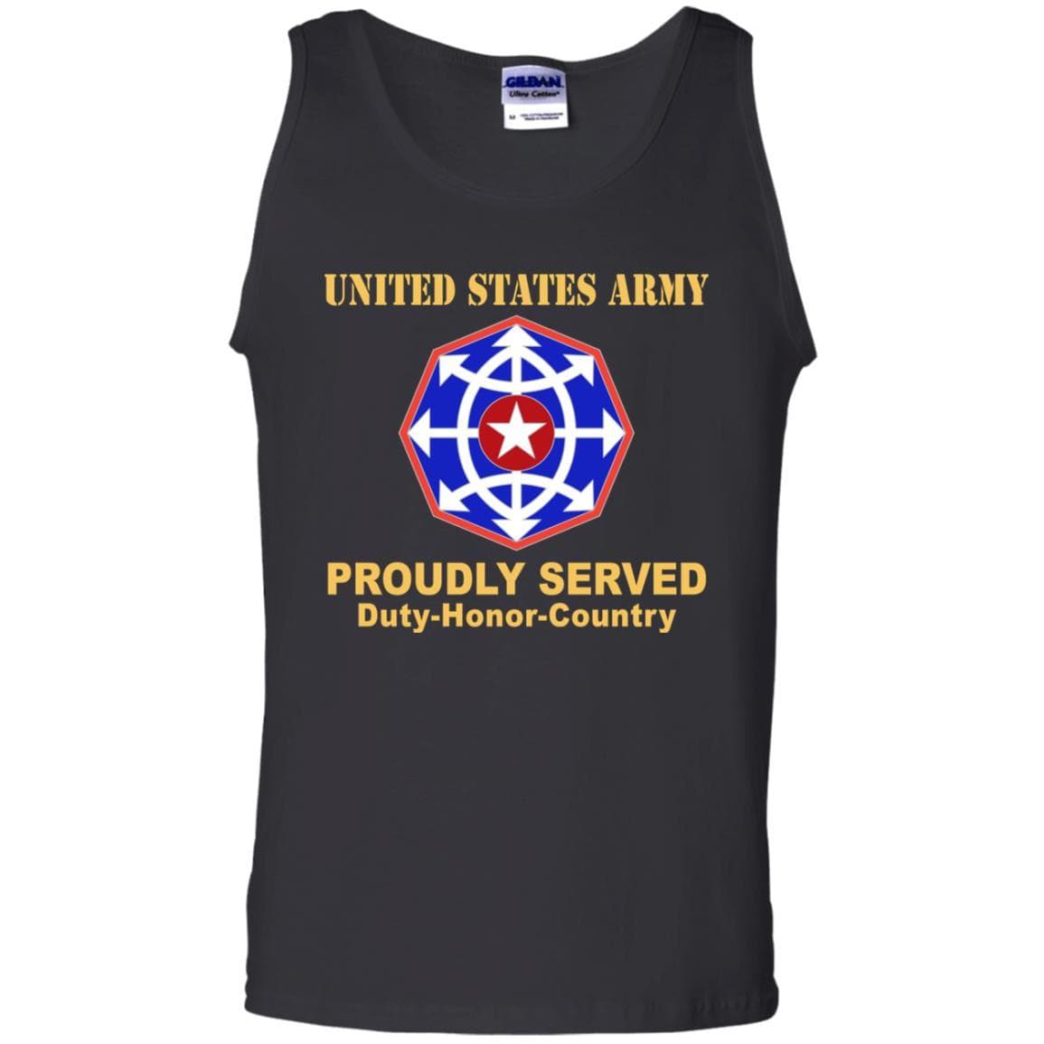 US ARMY CSIB CRIMINAL INVESTIGATION COMMAND- Proudly Served T-Shirt On Front For Men-TShirt-Army-Veterans Nation