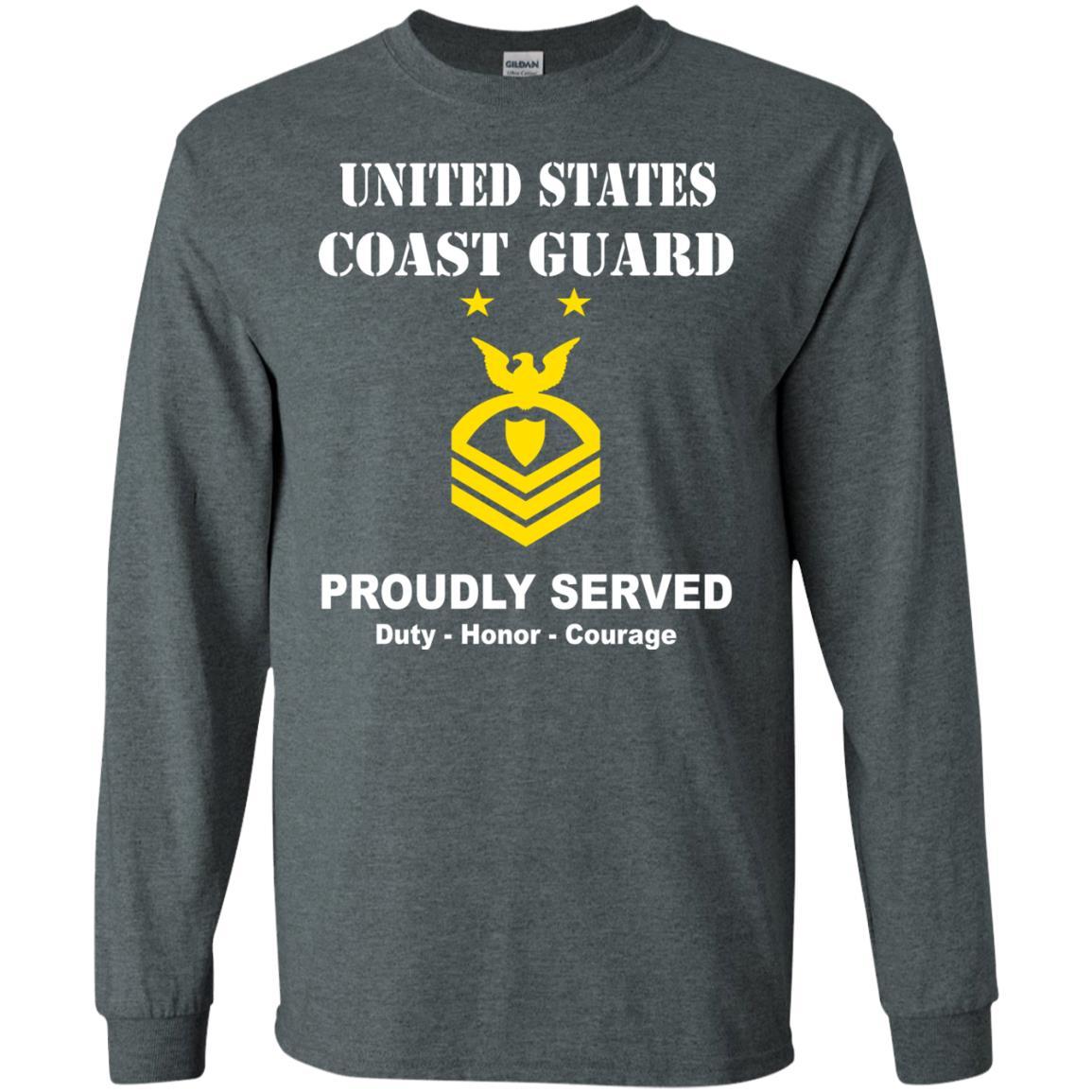 US Coast Guard E-9 Command Master Chief Petty Officer E9 CMC Chief Petty Officer Men Front USCG T Shirt-TShirt-USCG-Veterans Nation